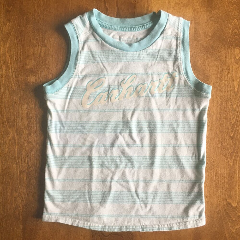 Carhartt aqua stripe tank top 5